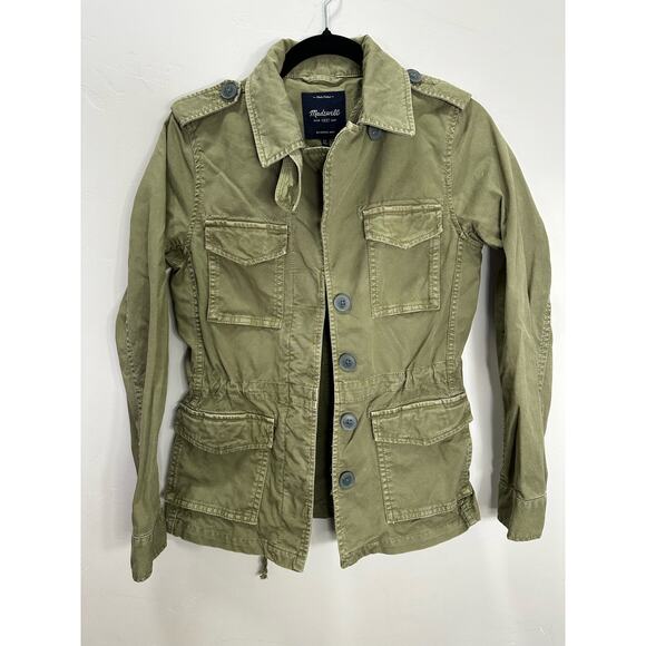 Madewell Women's Outbound Desert Olive Green Utility Jacket size XS - Picture 6 of 8